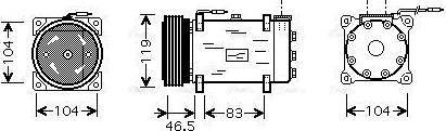 Ava Quality Cooling CNAK160 - Kompresor, klima-Uređaj www.molydon.hr