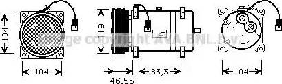 Ava Quality Cooling CN K161 - Kompresor, klima-Uređaj www.molydon.hr