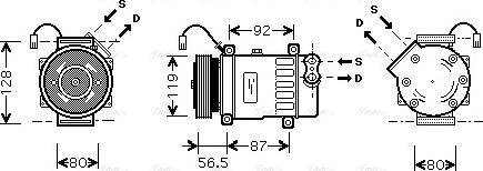 Ava Quality Cooling CNAK207 - Kompresor, klima-Uređaj www.molydon.hr