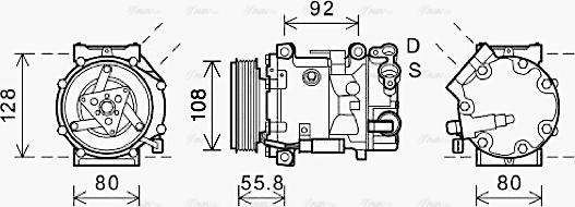 Ava Quality Cooling CNAK282 - Kompresor, klima-Uređaj www.molydon.hr