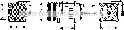 Ava Quality Cooling CN K023 - Kompresor, klima-Uređaj www.molydon.hr