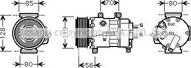 Ava Quality Cooling CN K250 - Kompresor, klima-Uređaj www.molydon.hr