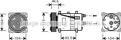 Ava Quality Cooling CN K209 - Kompresor, klima-Uređaj www.molydon.hr