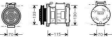 Ava Quality Cooling CRAK064 - Kompresor, klima-Uređaj www.molydon.hr