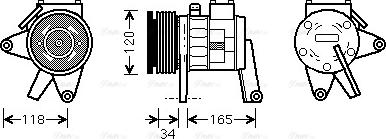 Ava Quality Cooling CRAK063 - Kompresor, klima-Uređaj www.molydon.hr