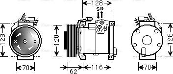 Ava Quality Cooling CRAK109 - Kompresor, klima-Uređaj www.molydon.hr