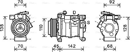 Ava Quality Cooling CRAK128 - Kompresor, klima-Uređaj www.molydon.hr