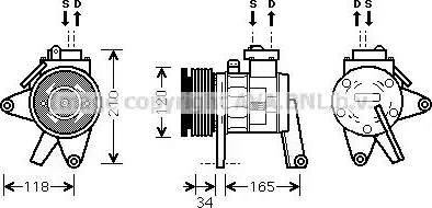 Ava Quality Cooling CR K063 - Kompresor, klima-Uređaj www.molydon.hr