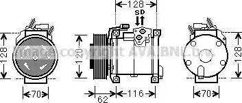 Ava Quality Cooling CR K109 - Kompresor, klima-Uređaj www.molydon.hr