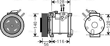 Ava Quality Cooling CR K108 - Kompresor, klima-Uređaj www.molydon.hr