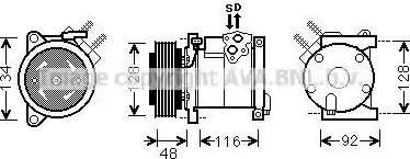 Ava Quality Cooling CR K102 - Kompresor, klima-Uređaj www.molydon.hr