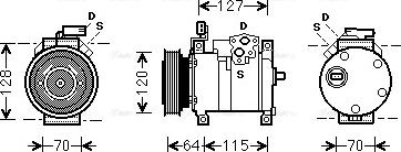 Ava Quality Cooling CR K115 - Kompresor, klima-Uređaj www.molydon.hr