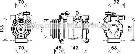 Ava Quality Cooling CRK128 - Kompresor, klima-Uređaj www.molydon.hr