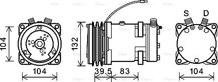 Ava Quality Cooling CSAK007 - Kompresor, klima-Uređaj www.molydon.hr