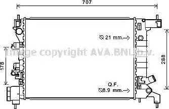 Ava Quality Cooling CT2047 - Hladnjak, hladjenje motora www.molydon.hr