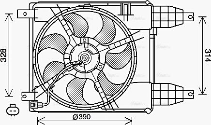 Ava Quality Cooling CT7504 - Ventilator, hladjenje motora www.molydon.hr