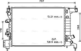 Ava Quality Cooling CTA2047 - Hladnjak, hladjenje motora www.molydon.hr