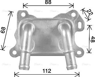 Ava Quality Cooling DA3017 - Uljni hladnjak, ulje za motor www.molydon.hr