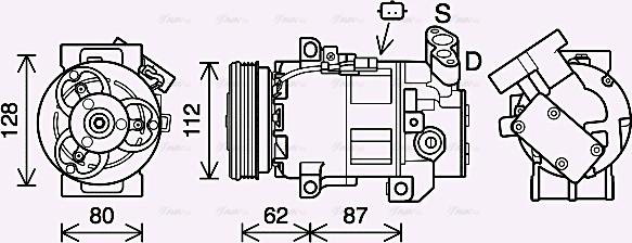 Ava Quality Cooling DAAK015 - Kompresor, klima-Uređaj www.molydon.hr