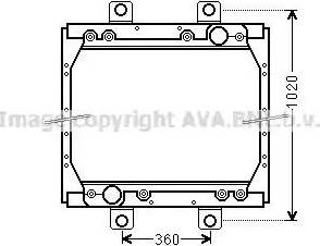 Ava Quality Cooling DF2044 - Hladnjak, hladjenje motora www.molydon.hr