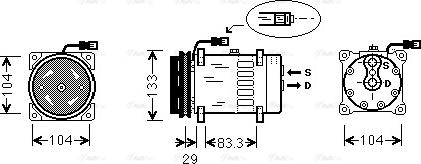 Ava Quality Cooling DFAK025 - Kompresor, klima-Uređaj www.molydon.hr