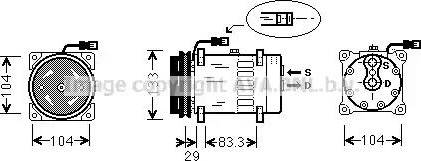 Ava Quality Cooling DF K026 - Kompresor, klima-Uređaj www.molydon.hr