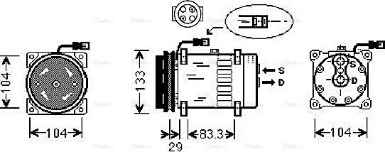 Ava Quality Cooling DFAK026 - Kompresor, klima-Uređaj www.molydon.hr