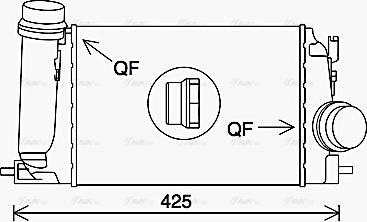 Ava Quality Cooling DN4442 - Intercooler, hladnjak www.molydon.hr