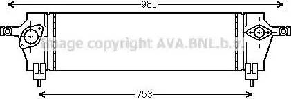 Ava Quality Cooling DN 4333 - Intercooler, hladnjak www.molydon.hr