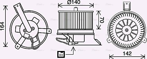 Ava Quality Cooling DN8434 - Ventilator kabine/unutrasnjeg prostora www.molydon.hr