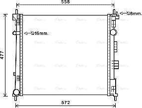 Ava Quality Cooling DN2407 - Hladnjak, hladjenje motora www.molydon.hr