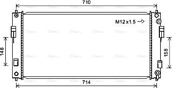 Ava Quality Cooling DN2391 - Hladnjak, hladjenje motora www.molydon.hr