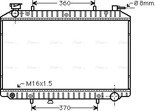 Ava Quality Cooling DNA2173 - Hladnjak, hladjenje motora www.molydon.hr