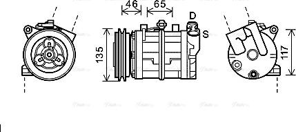 Ava Quality Cooling DNK341 - Kompresor, klima-Uređaj www.molydon.hr