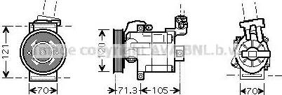 Ava Quality Cooling DN K306 - Kompresor, klima-Uređaj www.molydon.hr