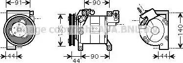 Ava Quality Cooling DN K323 - Kompresor, klima-Uređaj www.molydon.hr