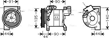 Ava Quality Cooling DN K322 - Kompresor, klima-Uređaj www.molydon.hr