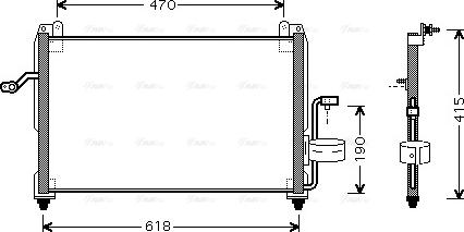 Ava Quality Cooling DW 5045 - Kondenzator, klima-Uređaj www.molydon.hr