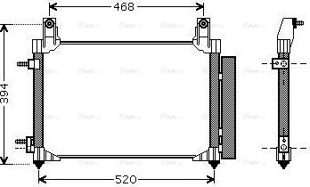 Ava Quality Cooling DW5081D - Kondenzator, klima-Uređaj www.molydon.hr