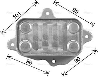 Ava Quality Cooling DW3439 - Uljni hladnjak, ulje za motor www.molydon.hr