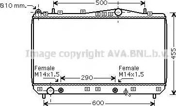 Ava Quality Cooling DW 2053 - Hladnjak, hladjenje motora www.molydon.hr