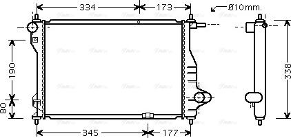 Ava Quality Cooling DW 2075 - Hladnjak, hladjenje motora www.molydon.hr