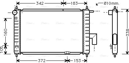 Ava Quality Cooling DW 2072 - Hladnjak, hladjenje motora www.molydon.hr