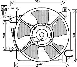 Ava Quality Cooling DW 7519 - Ventilator, hladjenje motora www.molydon.hr