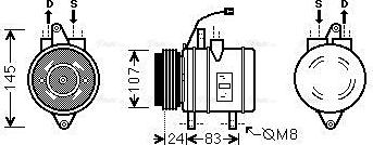 Ava Quality Cooling DWAK096 - Kompresor, klima-Uređaj www.molydon.hr