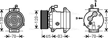 Ava Quality Cooling DWK095 - Kompresor, klima-Uređaj www.molydon.hr