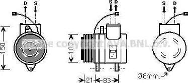 Ava Quality Cooling DW K041 - Kompresor, klima-Uređaj www.molydon.hr