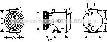 Ava Quality Cooling DW K080 - Kompresor, klima-Uređaj www.molydon.hr