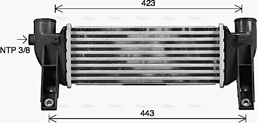 Ava Quality Cooling FD4697 - Intercooler, hladnjak www.molydon.hr