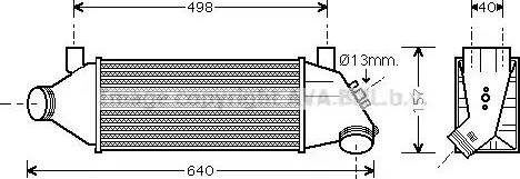 Ava Quality Cooling FD 4315 - Intercooler, hladnjak www.molydon.hr